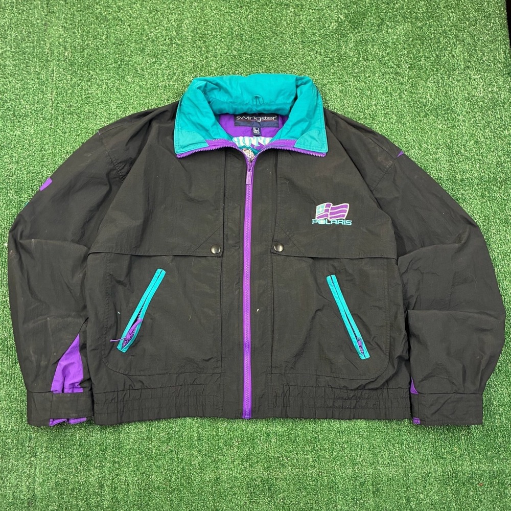 Vintage 90s Swingster Polaris Motorsports Jacket